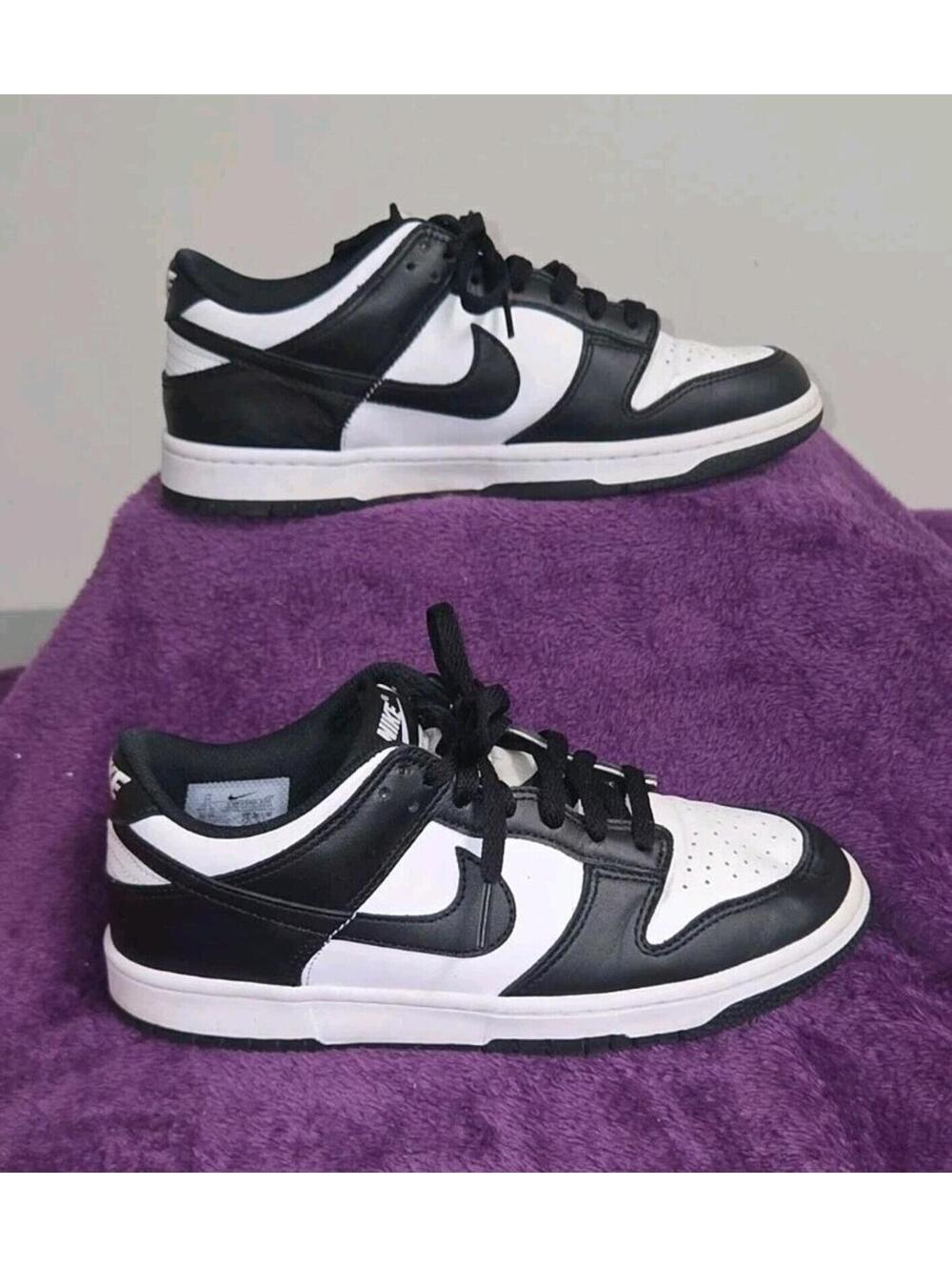 Nike Dunk Low GS Panda Black White CW1590-100 Size 7Y